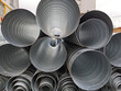 Close-up of Stack of Aluminum Air Tubes