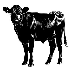 Wall Mural - Cow Vector