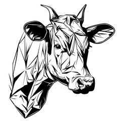 Wall Mural - Cow Vector