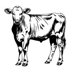 Wall Mural - Cow Vector