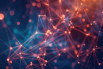 Poster - A close up view of a cluster of lights. Can be used for abstract backgrounds