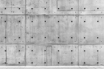 Aufkleber - A black and white photo of a concrete wall. Suitable for architectural design projects
