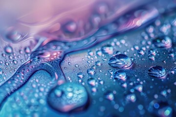Aufkleber - Close up of water droplets on a cell phone. Great for technology concepts