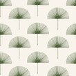 Abstract leaves seamless pattern. Vector floral background. Fan palm tropical leaf  wallpaper.