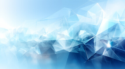 Abstract crystal blue pattern background.