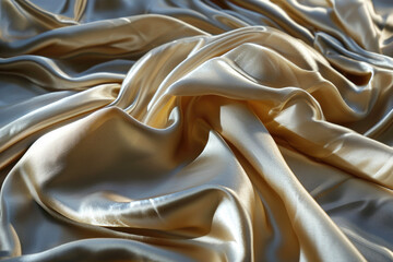 Poster - A silk texture with shine and folds
