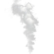 © S A H I N  - Real smoke white steam isolated on white and Transparent Background. Ai generated