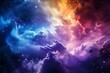 colorful space galaxy clouds