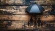 © Anastasiia - Symbol of umbrella over family model for insurance and protection concept. Concept Insurance, Protection, Family, Umbrella Symbol, Conceptual Photography