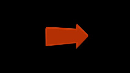 Poster - Directional icon, directional arrow line direct on the place .