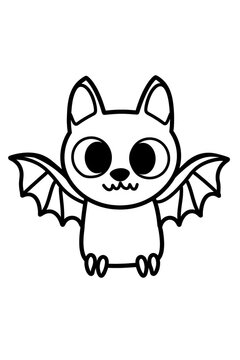 20 Bat Coloring Pages