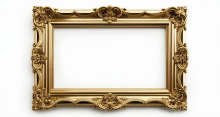 Canvas Print -  Golden frame, ready to frame your masterpiece