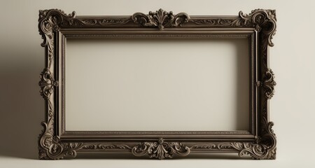 Poster -  Elegant empty frame, ready for a masterpiece