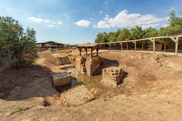 Wall Mural - The Baptism Site of Jesus Christ in Jordan