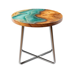 Wall Mural - Side Table isolated on transparent background