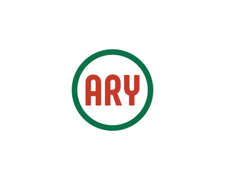 ARY Logo design vector template