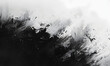 Black and white abstract brush wallpaper, Generative AI 