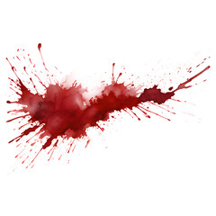 Fototapeta blood drops. red splattered stains, splash, drip liquid spots vector illustration. murder crime scene textures on white transparent background. horror bloody scary collection of bloodstains.