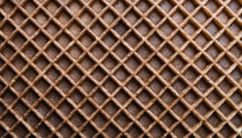 Seamless Chocolate Waffle Texture Background