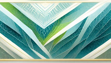 Wall Mural - Illustration template Background light green and blue abstract pattern