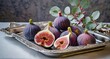 succulent figs, their rich purple hues and delicate skins