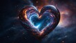 heart in space,