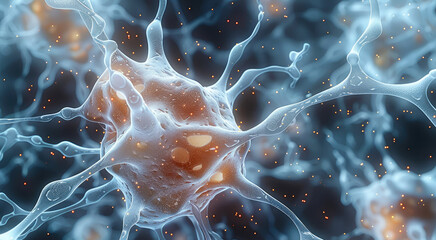 Poster - Convolutional neural network. Generative AI.