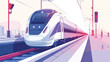 Biometric access high speed railways