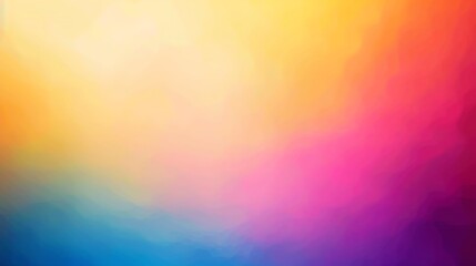 Poster - Background gradient multi-color blurred. Red yellow blue purple banner.