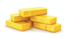 Vector Yellow Brick For Construction Kits
