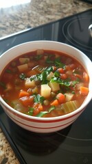 Sticker - Minestrone vegetable soup 