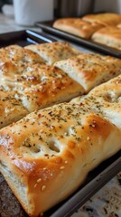 Poster - Focaccia Italian bread 