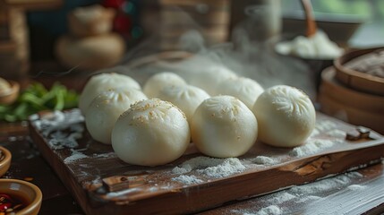 Sticker - Baozi fluffy buns