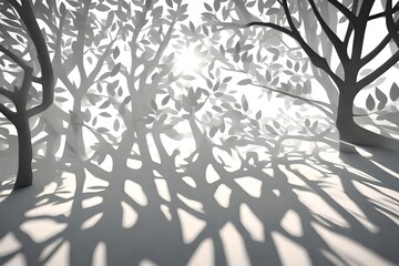 Canvas Print - shadow of tree 