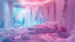 dreamy neon bedroom