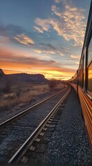 Poster - Train journey across the country