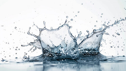 Wall Mural - water splash motion, capturing the dynamic and ephemeral beauty of water in motion