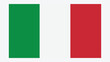 ITALY Flag with Original color