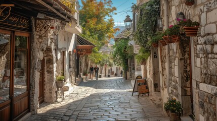 Poster - Walk in the old town 