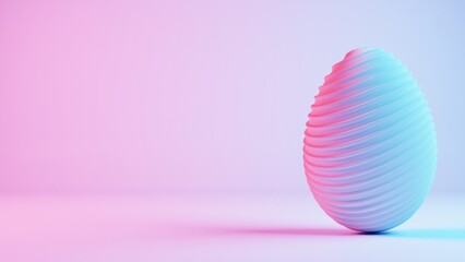 Aufkleber - minimalist Easter egg design with a sleek glass texture, offering a contemporary and elegant take on traditional holiday decor.