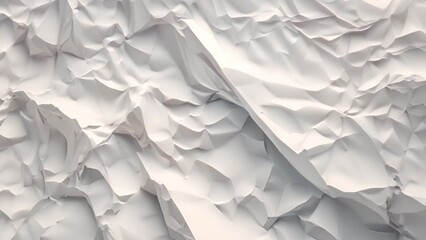 Poster - Paper-inspired animation: textured folds in digital white
