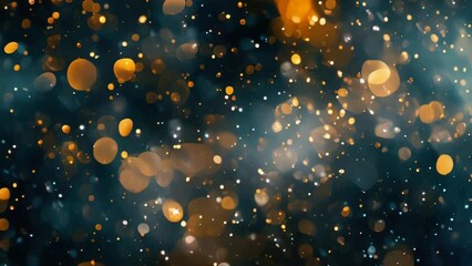 Poster - A blurry photo of a bunch of lights. Suitable for abstract backgrounds.