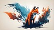 Let your imagination run wild with this unique concept of a fox silhouette, rendered in a vector style. Use it to create a visually stunning t-shirt design that will stand out from the rest.