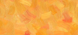 Orange oil paint brush strokes texture as abstract background for textured wallpaper,pattern, art print, etc