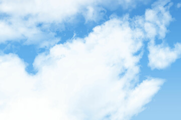Wall Mural - blue sky with clouds