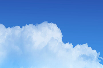 Wall Mural - blue sky with clouds