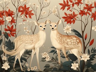  background with deer