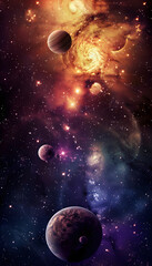 Wall Mural - Universe Planet 