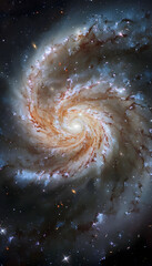 Wall Mural - Spiral Galaxy Background
