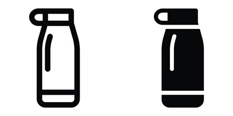 Wall Mural - Bottle icon. flat illustration of vector icon